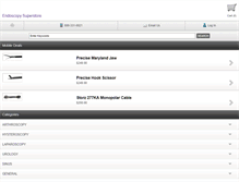Tablet Screenshot of endoscopysuperstore.com